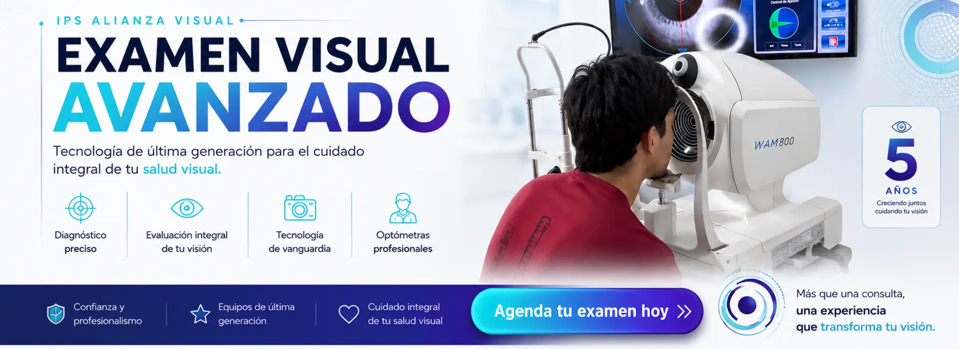 Examen visual avanzado